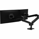 Ergotron LX Pro Dual Side-by-Side Arm (Black) Two Monitor Mount