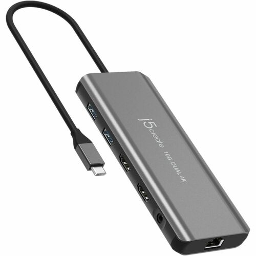 J5create USB-C Dual 4K HDMI 10Gbps Mini Dock