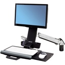 Ergotron StyleView Sit-Stand Combo Arm (Polished Aluminum)