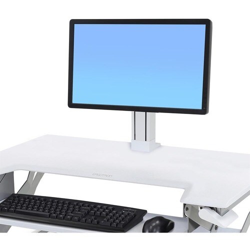 Ergotron WorkFit Single LD Monitor Kit (white)