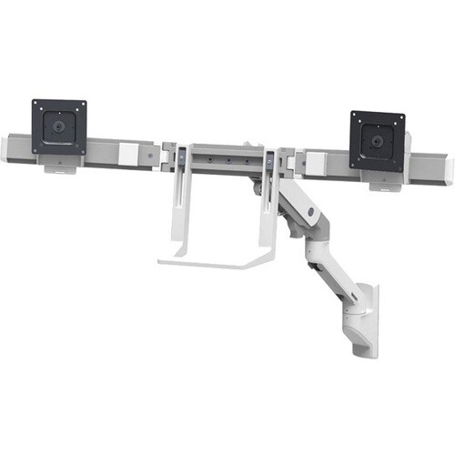 Ergotron HX Dual Monitor Wall Mount Arm (White)