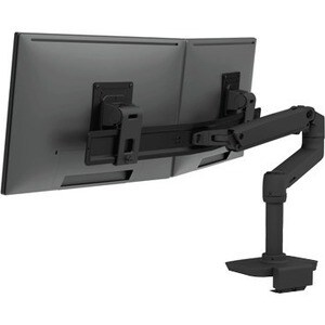 Ergotron LX Desk Dual Direct Arm, Low-Profile Top Mount C-Clamp