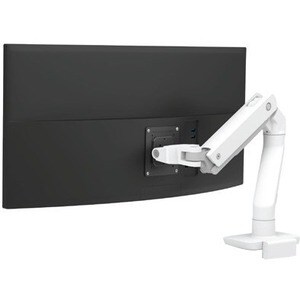 Ergotron HX Desk Monitor Arm, Low-Profile Top Mount C-Clamp
