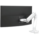 Ergotron HX Desk Monitor Arm, Low-Profile Top Mount C-Clamp
