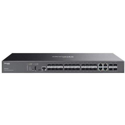 Tp-Link Campus 24-Port SFP Stackable Lite L3 Managed Switch with 4× 10G Slots