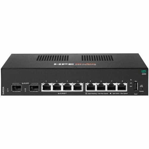 Hewlett Packard Enterprise CX 6000 8p 10M/100M/1G 2p SFP 1G Switch