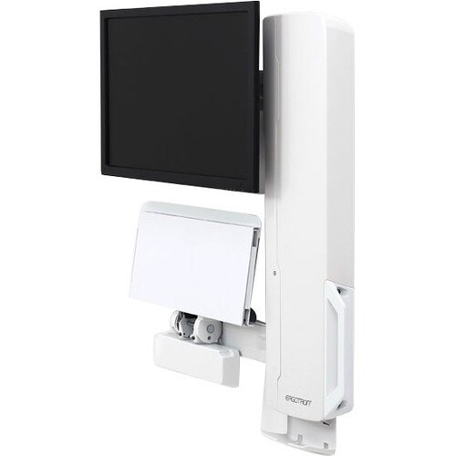 Ergotron StyleView Sit-Stand Vertical Lift, High Traffic Area (White)