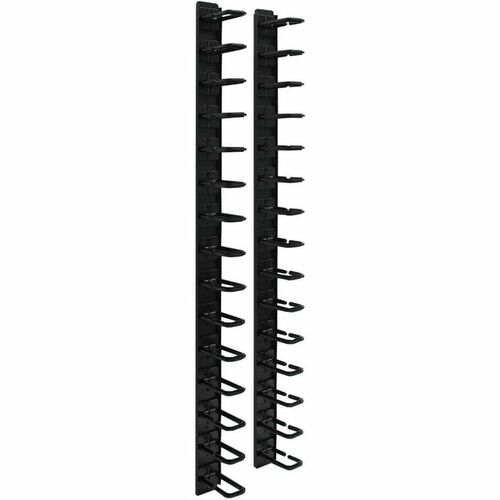 Tripp Lite 6-ft. (1.8 m) Vertical Cable Manager (Flexible Ring Type; Toolless Mounting.)