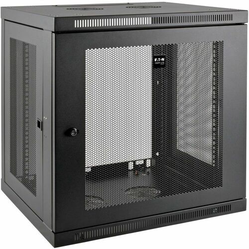 Tripp Lite SmartRack 12U Low-Profile Switch-Depth-Plus Wall-Mount Rack Enclosure Cabinet