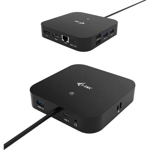 I - Tec USB-C HDMI DP Docking Station with Power Delivery 100 W