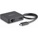 Startech.Com USB-C Multiport Adapter for Laptops - 4K HDMI - GbE - USB-C - USB-A
