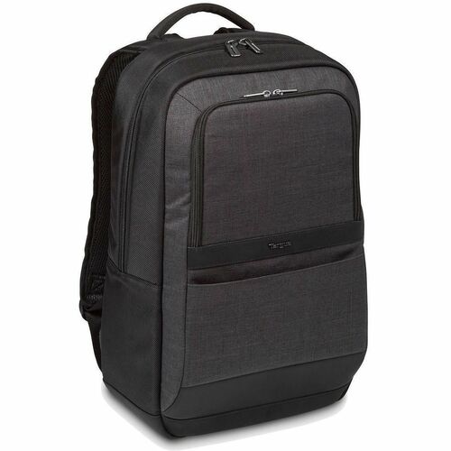 Targus CitySmart 12.5 13 13.3 14 15 15.6" Essential Laptop Backpack - Black/Grey