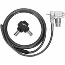 Targus DEFCON Ultimate Universal Keyed Cable Lock with Adaptable Lock Head