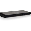 Port Designs Triple Screen Docking Station Office 3 x 4K - USB-C + USB 3.0