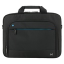 Mobilis TheOne Briefcase Toploading Blue zip