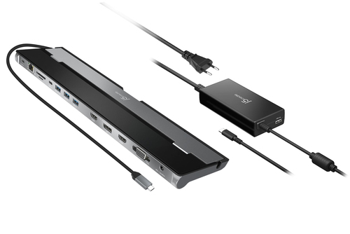 J5create USB-C Triple Display Docking Station wit
