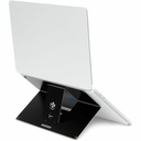 R-Go Riser Attachable laptop stand, black