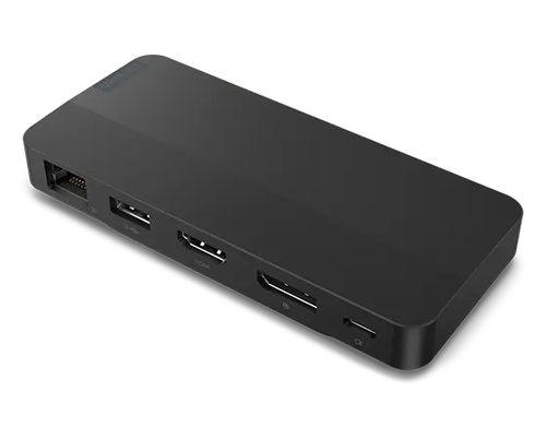 Lenovo USB-C Dual Display Travel Dock (W