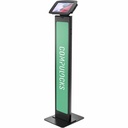 Compulocks Galaxy Tab A8/A7 Lite Enclosure Brandable Floor Stand - Space BrandMe