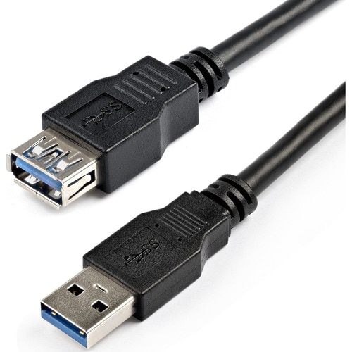 Startech.Com 2m Black SuperSpeed USB 3.0 Extension Cable A to A - M/F