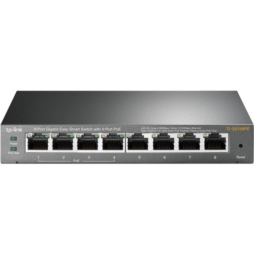 Tp-Link 8-Port Gigabit Easy Smart Switch with 4-Port PoE