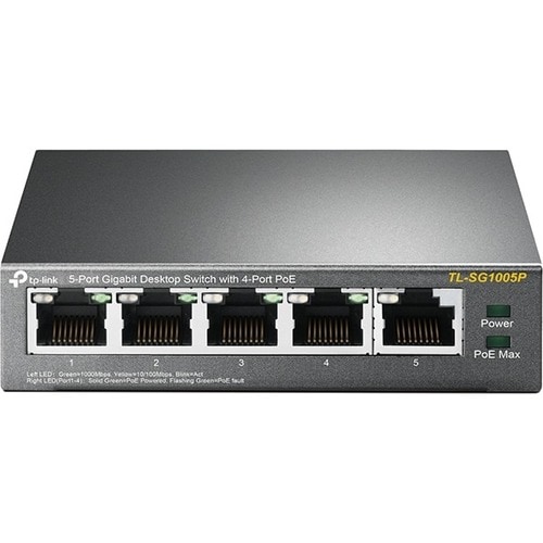 Tp-Link 5-Port Gigabit Desktop Switch with 4-Port PoE+