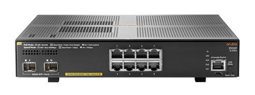 Hewlett Packard Enterprise Aruba 2930F 8G PoE+ 2SFP+ Switch