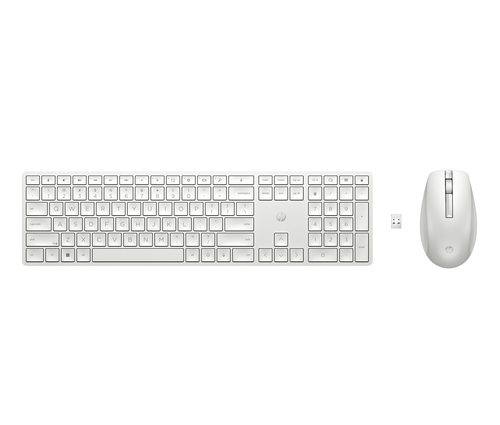 HP 650 WRLS Keyboard and Mouse Combo WHT