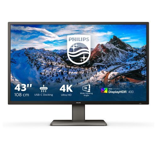 Philips 439P1 42IN UHD 4K 3840x2160 16/9 50M:1