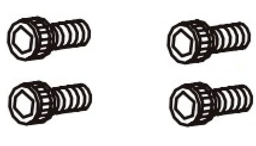 Zebra Screw M4 x 0.7 x 12, Qty of 25