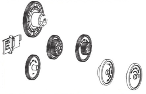 Zebra Kit Drive Gears ZT200 Series (includes gears for 203 dpi and 300 dpi)