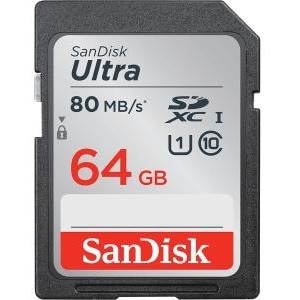 Sandisk Ultra 64GB SDXC Card - 64 GB
