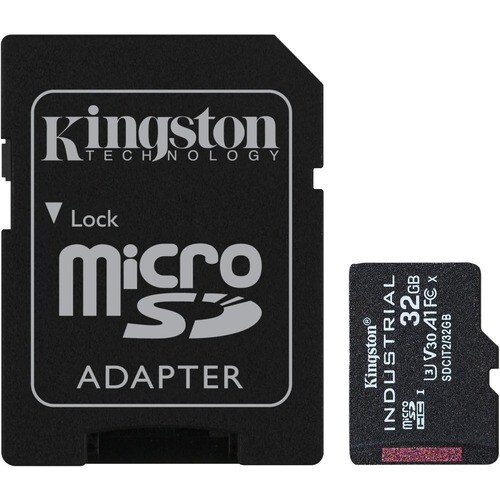Kingston Industrial 32GB microSDHC Card - 32 GB