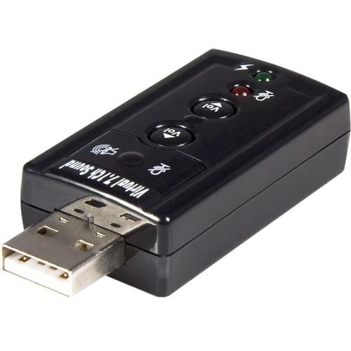 Startech.Com USB Audio Adapter - Virtual 7.1 - External Sound Card - Stereo Audio