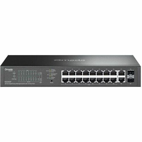 Tp-Link 20-Port Gigabit Easy Managed Switch with 16-Port PoE+